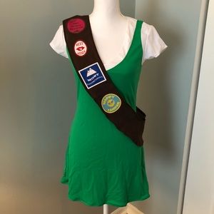 Sexy Girl Scout Halloween Costume w/ Accessories